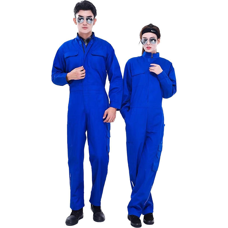 Customized High Quality Work Clothes Uniforms Safety Anti Static Workwear Long Sleeve Coverall