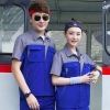 Summer Short Sleeves Breathable Comfortable Work Uniforms Suits Shirt Men