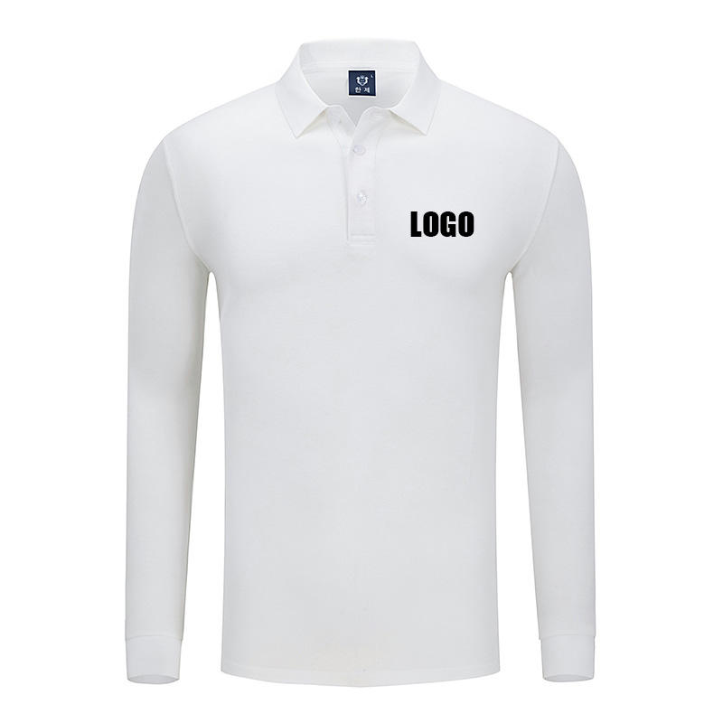 Breathable Soft Fabric Customized Cheap Long Sleeves Polo Shirts With Logo For Women Men