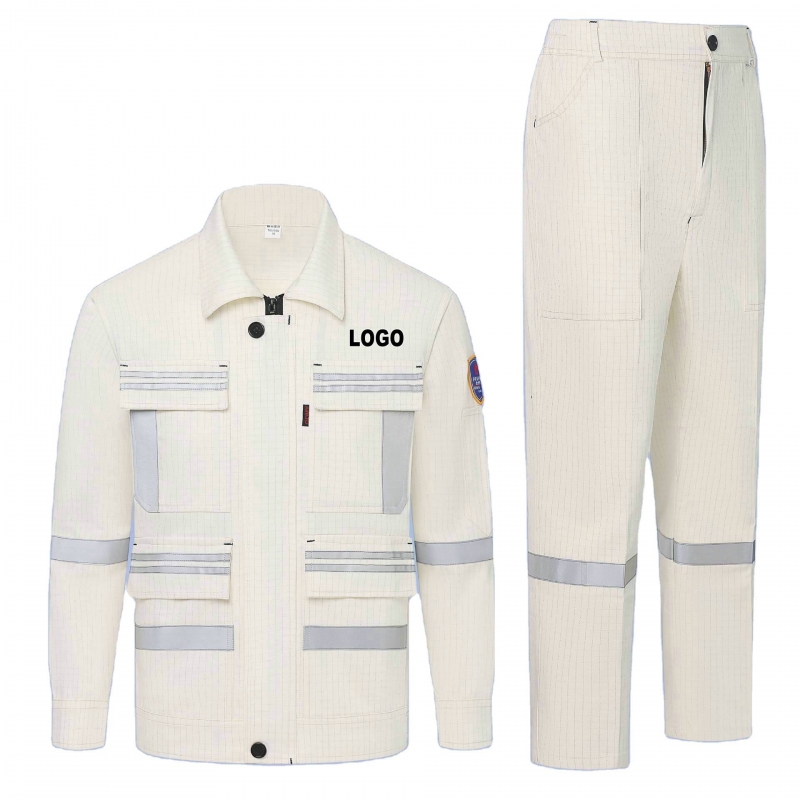 Hot Sale Anti-Static Flame Resistant Mining Industrial Custom Men Work Clothes High Visibility