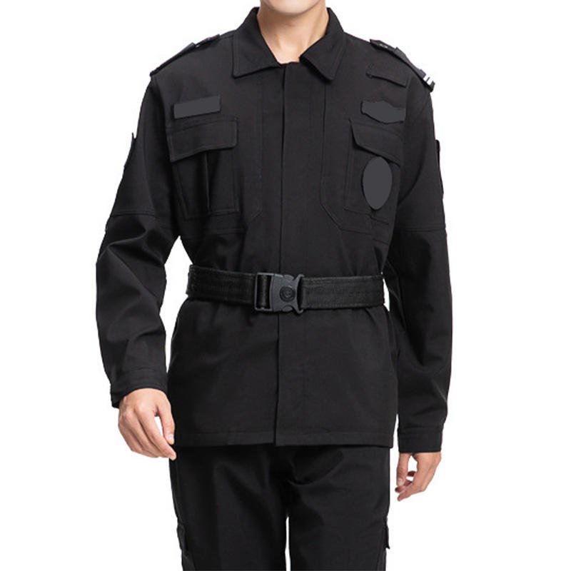 High Quality Formal Unisex Work Wear Breathable Strength Patch Security Guard Uniform Sets
