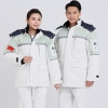 Winter Cold Resistant Anti Static Multi Pocket Safety Work Suit Jacket With Warm Lining