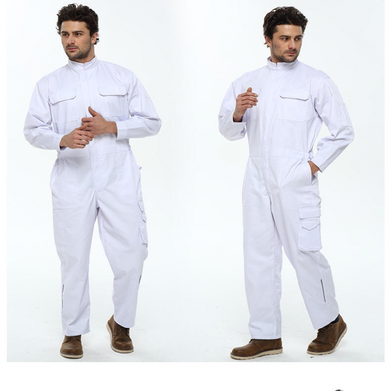 Customized Fabric Logo Color Overall Uniform Industrial Workwear Cleaner Work Clothes Coveralls For Men