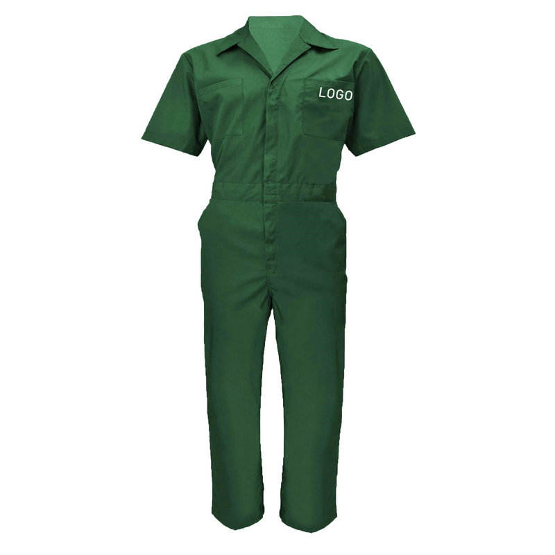 Genuine Security Customized Fabric and Color Support Work Overall Uniforms One Piece Work Clothes