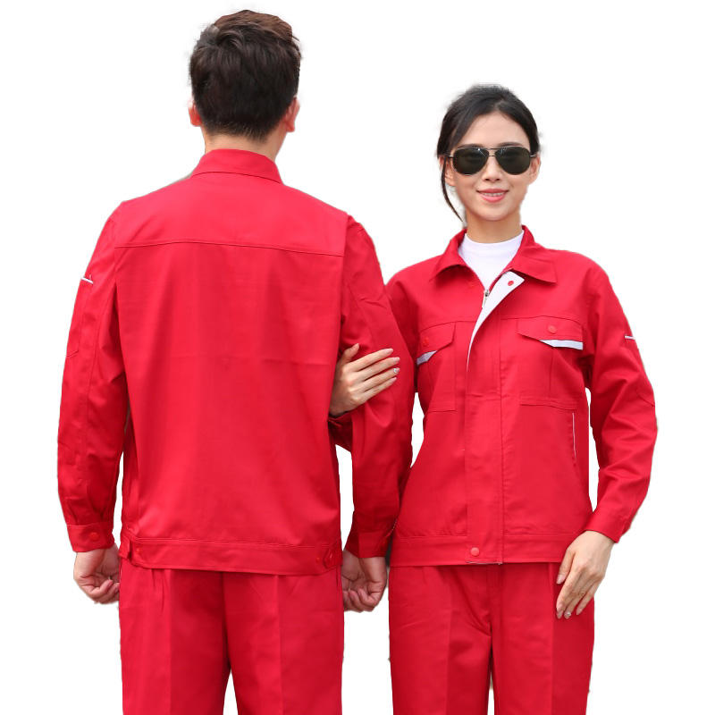 Hot Selling Pure Color Customized Work Shirts Uniform Work Wear Work Clothes