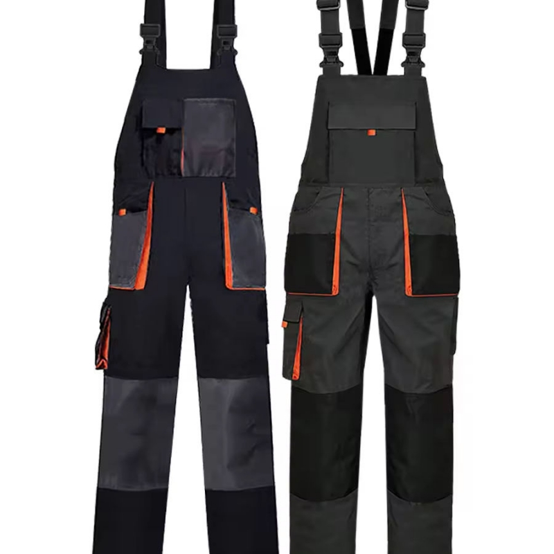 Painting Uniform Work Wear Heavy Duty Durable Canvas Pure Cotton Twill Customized Bib Pants Overalls