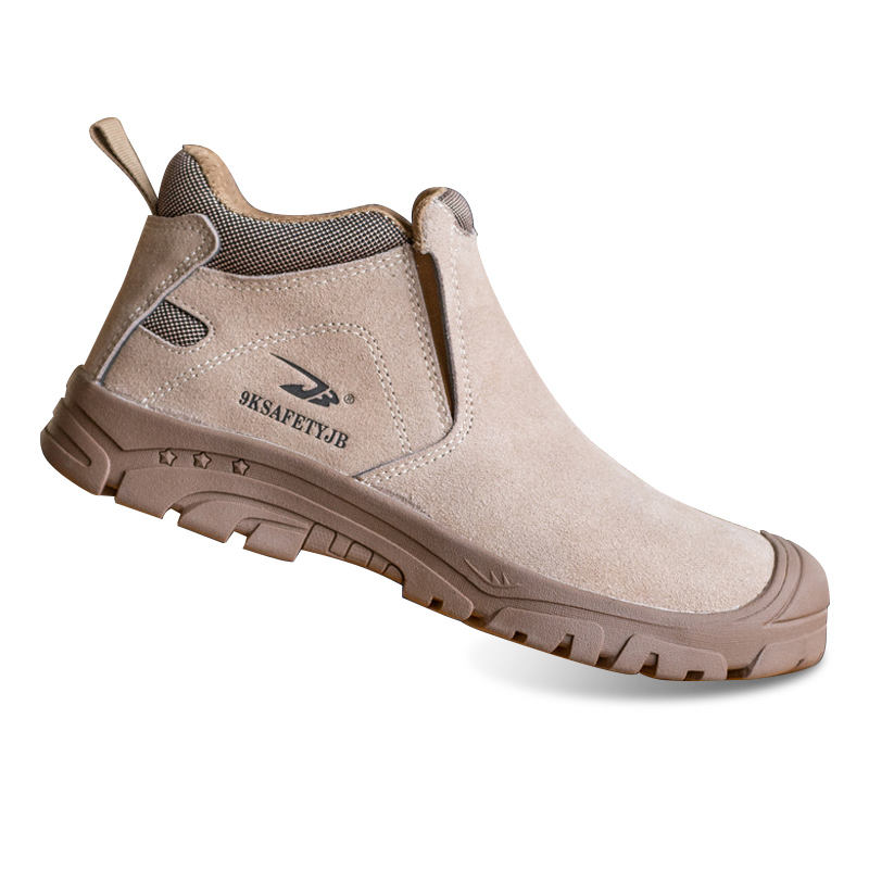 2024 Hot Selling Products Genuine Leather Boot Steel Toe Work Safety Shoe For Welding