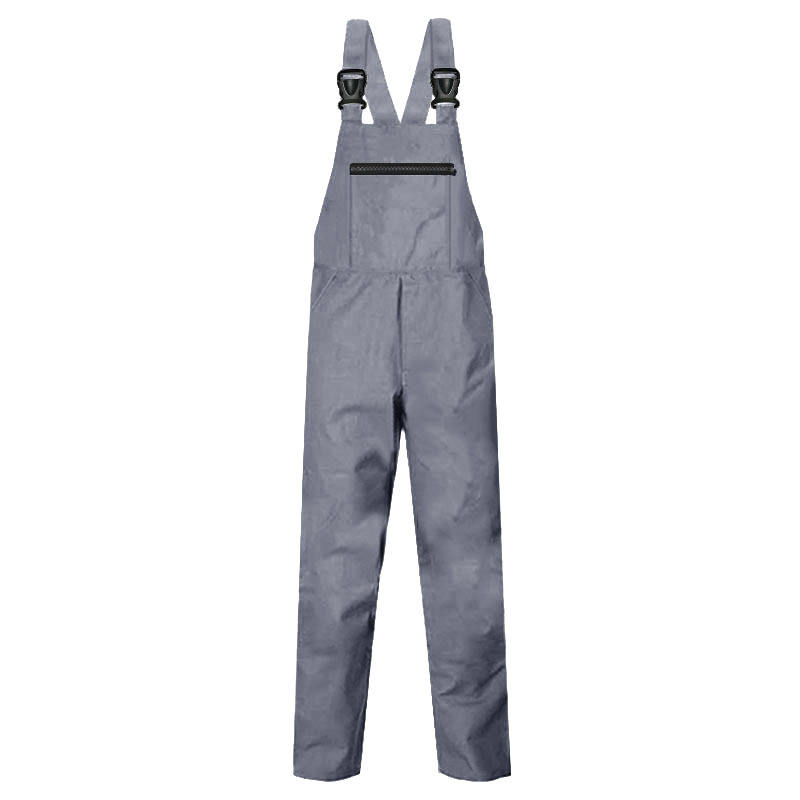 Cargo Work Wear Bib And Brace Overall Men Pants Gas Station Jumpsuit Construction Bib Coveralls