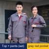 Different Colors Customized Work Uniform Set With Logo Printing For Construction