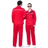 Polyester Cotton Waterproof Spring Autumn Safety Work Wear Overalls Clothes Company Uniform Logo