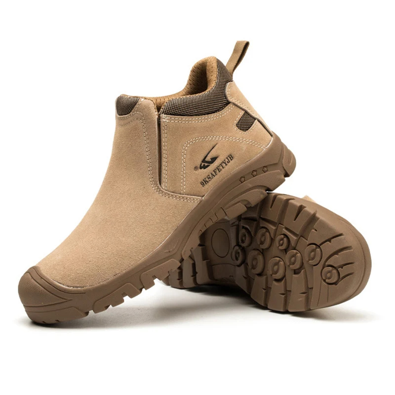 Hot Selling Industrial Breathable Working Lightweight Safety Shoes for Men