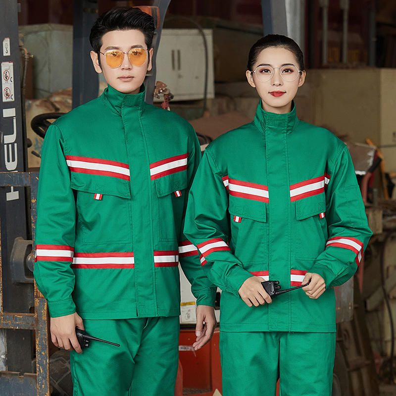 Support Customization Low MOQ Work Suits Uniforms For Men Safety With Reflective Strips