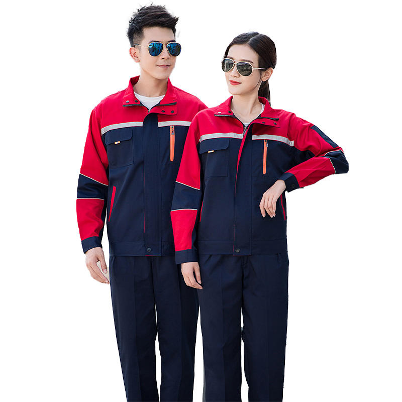 New Design Zipper Customized Coverall Working Uniforms Men TC80/20 Polyester Cotton