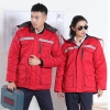 New Design Winter Thick Working Uniforms Engineering Uniform Workwear for Gas Station