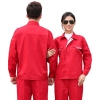 Long Sleeves Polyester Cotton Custom Work Uniform Safety Clothes With Logo