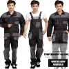 Polyester Cotton Bleeded Multi Pocket Overall Design Engineering Uniforms Workwear