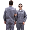 Pure Color Polyester Cotton Twill Welding Work Clothes Coverall Working Uniform Unisex
