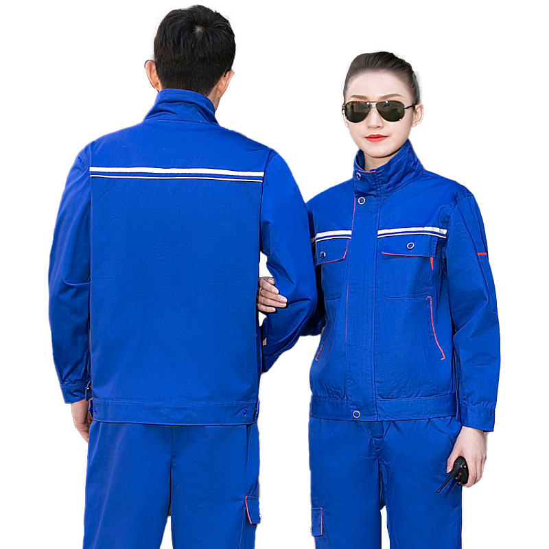 Best Price Reflective Polyester Cotton Safety Overalls Work Wear Resistant Construction Clothes Uniform