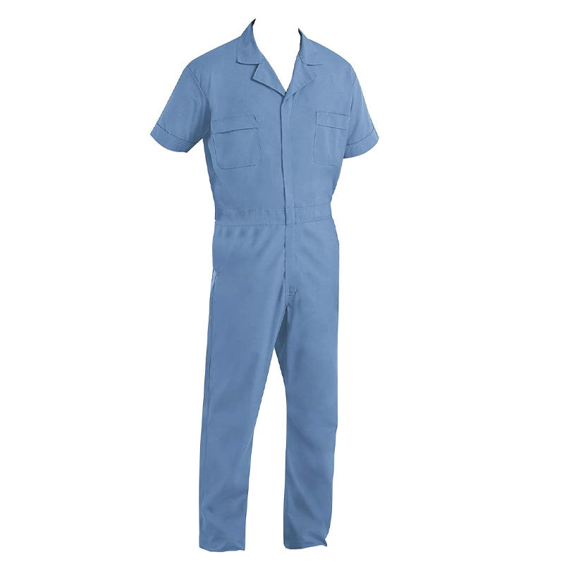 Best Price Fashion Polyester Cotton Work Clothes Uniforms Workwear Workshop Short Sleeve Coveralls
