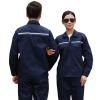 Pure Color Polyester Cotton Twill Welding Work Clothes Coverall Working Uniform Unisex