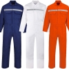 High Quality OEM Custom Hi Vis Road Way Safety Reflective Work Clothes Overalls Workwear Coveralls For Mens