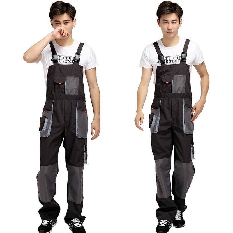 Customized Multi Pockets Design Garage Workwear Padded Overalls For Women