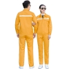 Reflective Stripe Work Wear Uniform Coverall Working Clothes Set For Men Women