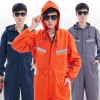 Breathable Comfortable Patch Work Zipper Hoodie Quality Custom Work Uniforms Workwear