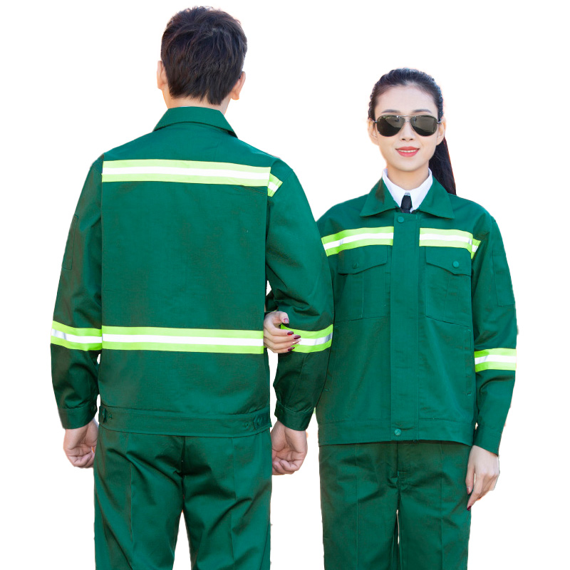 Customization High Reflective Clothe Repairman Work Clothes Uniform Industrial Long Sleeve Workwear Suit