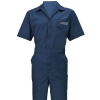 Custom Logo Design Fabric Professional Building Construction Uniforms Overall Workwear Short Sleeves