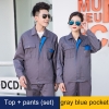Different Colors Customized Work Uniform Set With Logo Printing For Construction