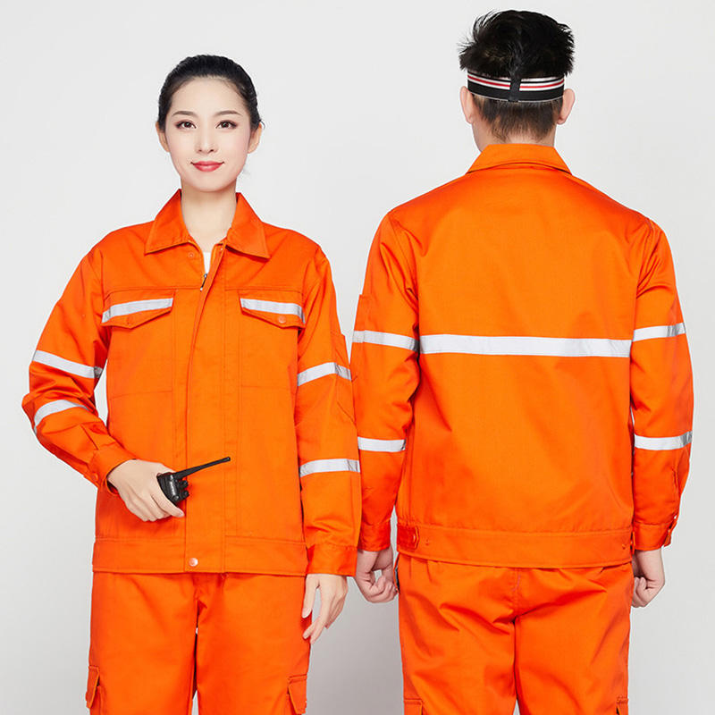Polyester Cotton Breathable New Design Custom Safety Reflective Workwear For Men
