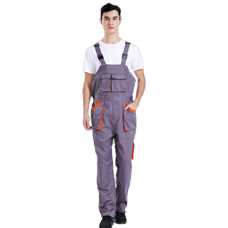 Salopette Homme Work Uniforms Pure Cotton Customized Industrial Cleaning Work Clothes
