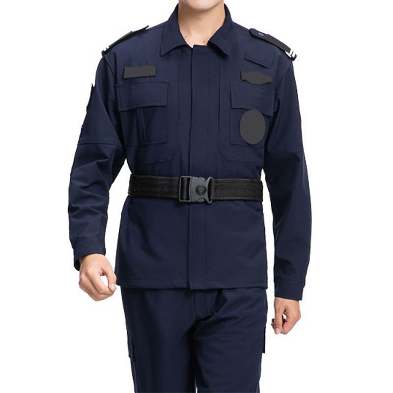 Hot Sell High Quality Spring Autumn Long Sleeves Security Guard Uniform Shirt Breathable For Men