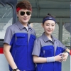 Workwear Polyester Cotton Construction Work Clothes Woman Office With Reflectors