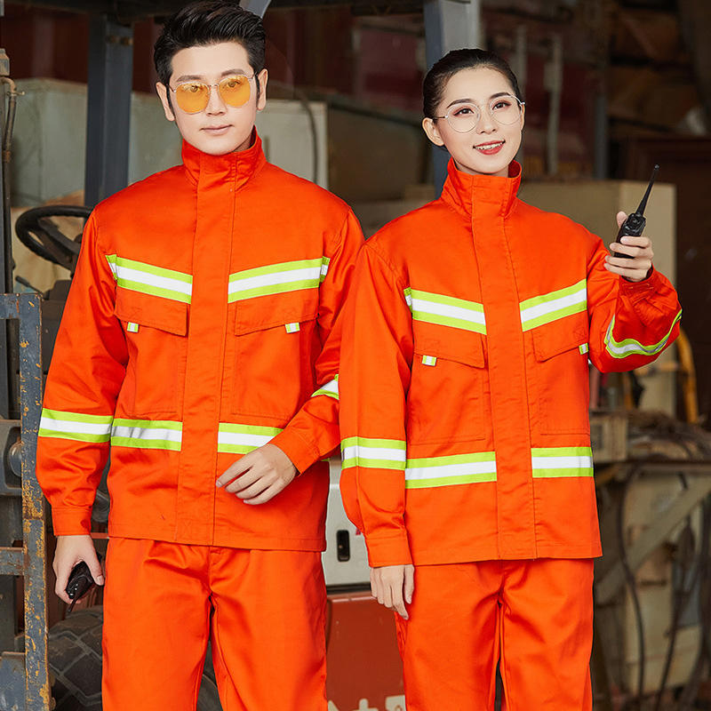 Wholesales Work Clothing Set Mechanic Work Suits Reflective Work Uniforms