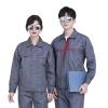 Two Pieces Uniforms Men Construction Workwear Suit With Reflective Strips