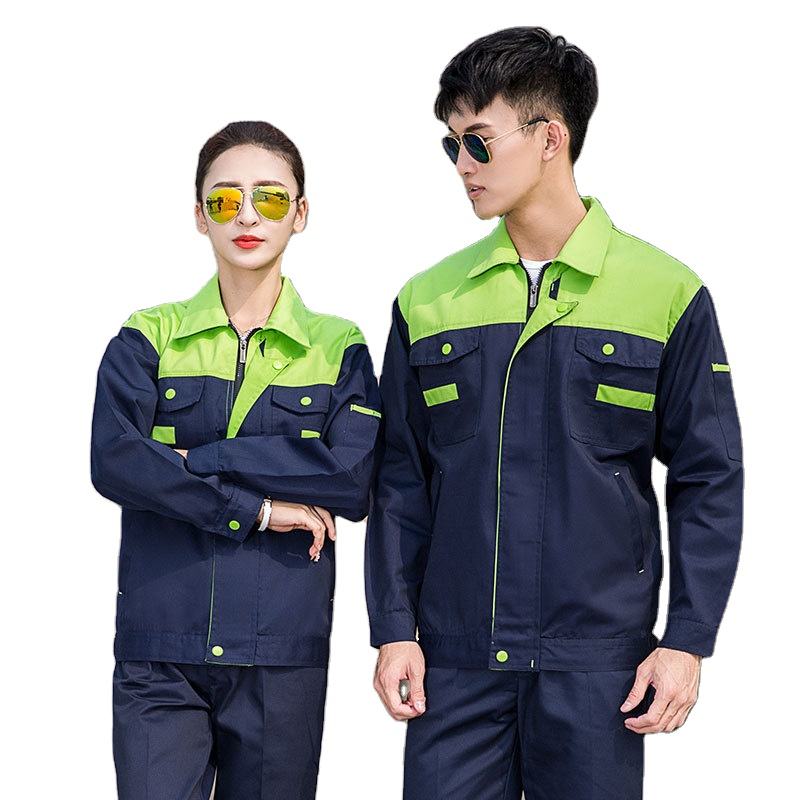 Full Process Polyester Cotton Twill Fabric TC80/20 Workwear Construction Work Uniforms Sets For Adults