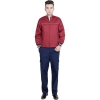 Stand Collar Baseball Design Overall Work Suit Mechanic Working Clothes For Men