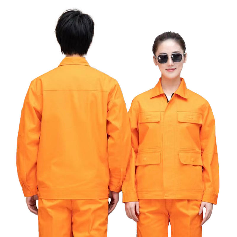 Hot Styles Mens Work Clothes Set Pure Cotton Work Uniform Suits Unisex