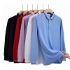 Fashion Soft Cotton Customized Women's Long Sleeves Golf Polo Style Shirts