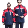 Industrial Uniforms Winter Work Jacket Safety Coverall Mechanic Workwear