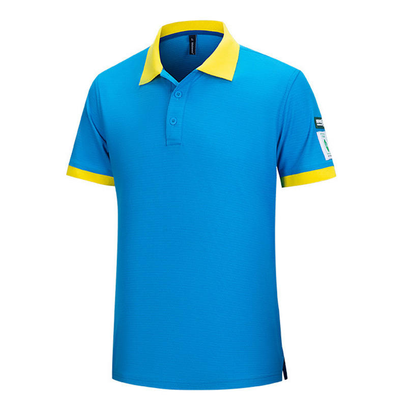 Multiple Color Anti Static Uniform Custom Striped Polo Shirt For Gas Station