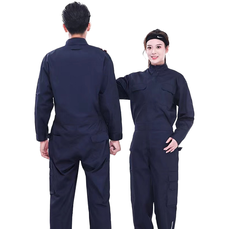 Customized High Quality Work Clothes Uniforms Safety Anti Static Workwear Long Sleeve Coverall