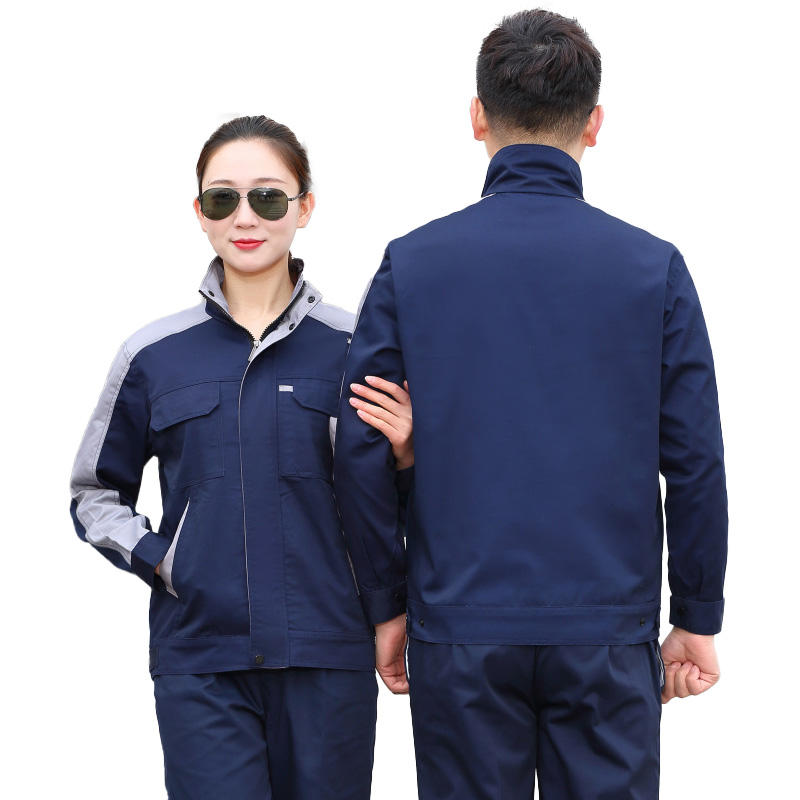 Two Pieces Work Uniforms Durable Maintenance Cleaner Work Uniforms Men Workwear
