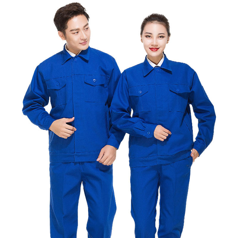 Pure Cotton Flame Retardant Overall Work Suit Work Clothes Set For Men