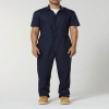 Hot Quality Men's Cotton Overalls Short Sleeves Mechanic Workwear Uniforms Customized Work Suits