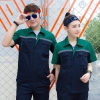 Short Sleeves Breathable Workwear High Visibility Work Clothes Men With Logo