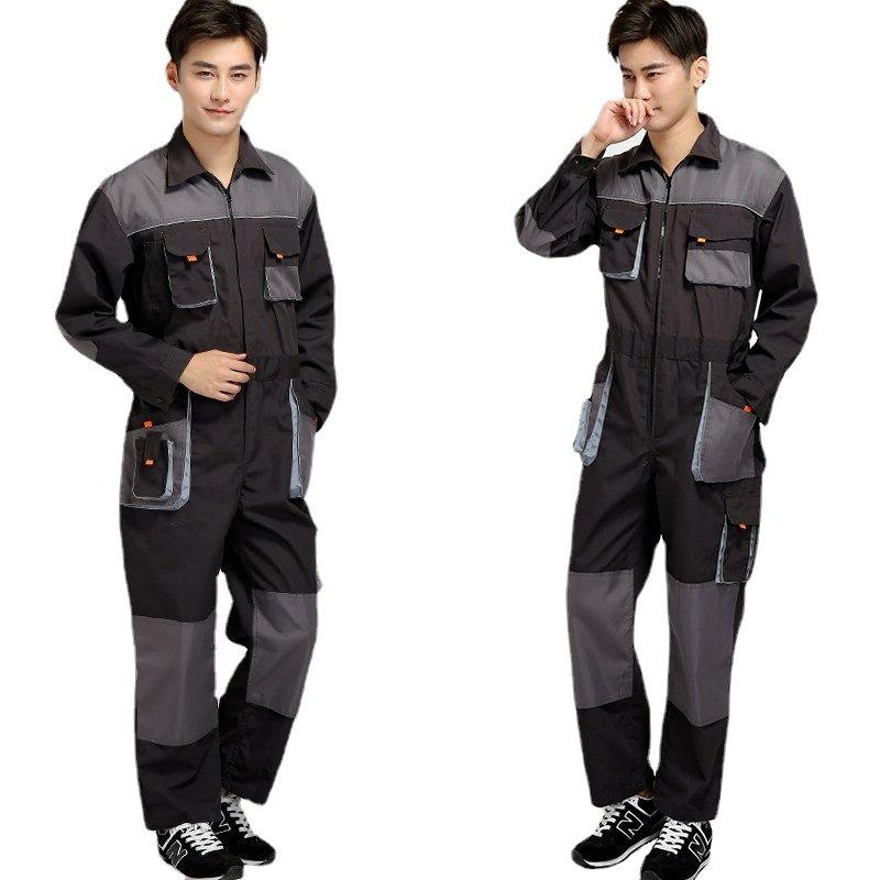 Polyester Cotton Bleeded Multi Pocket Overall Design Engineering Uniforms Workwear