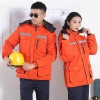 Electrician Mens Workwear Hosekeeping Cotton Uniforms With Reflective Strips